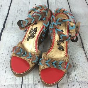 Naughty Monkey Wedge Heels